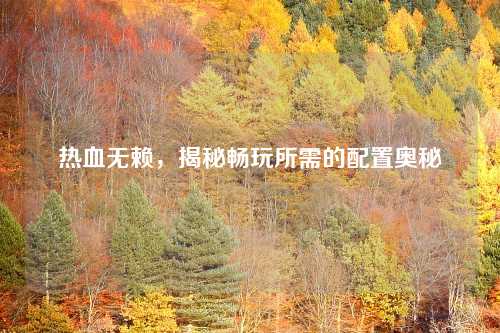 热血无赖，揭秘畅玩所需的配置奥秘