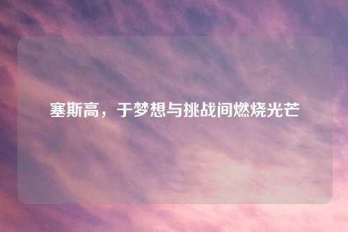 塞斯高,于梦想与挑战间燃烧光芒