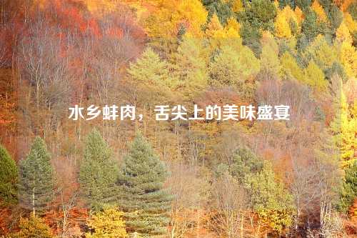 水乡蚌肉，舌尖上的美味盛宴