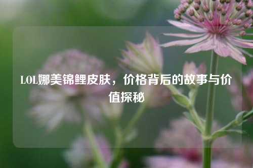 LOL娜美锦鲤皮肤，价格背后的故事与价值探秘