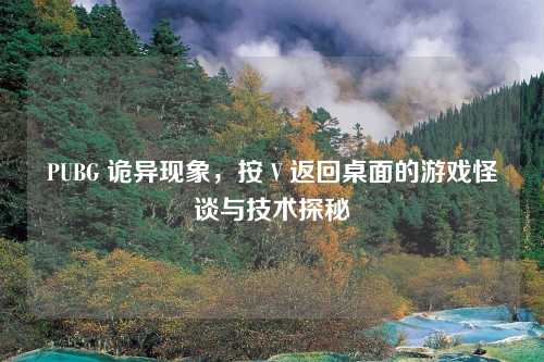PUBG 诡异现象，按 V 返回桌面的游戏怪谈与技术探秘