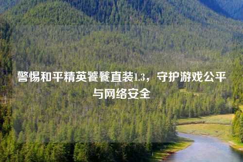 警惕和平精英饕餮直装1.3，守护游戏公平与网络安全